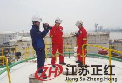 寧波鎮(zhèn)海運用先進檢測手段為化工儲罐“體檢”
